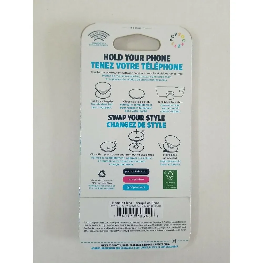 New Victoria's Secret PINK Pop Grip‎ Pop Socket Cell Phone Accessory📱